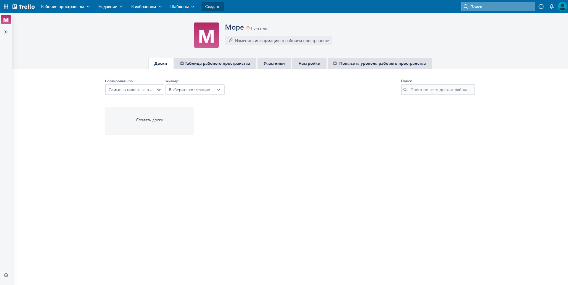 Trello создание