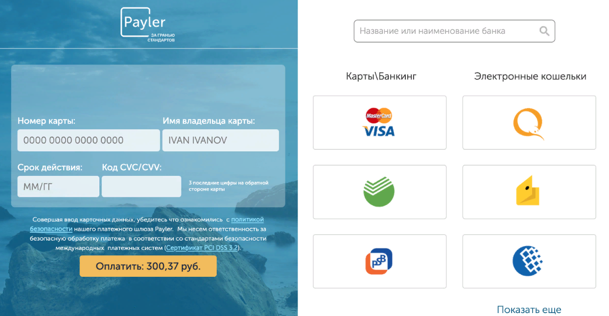 Payler Оплата
