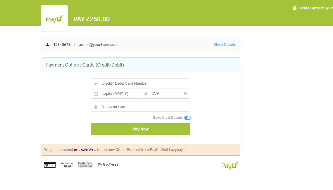 Система PayU